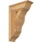 Ekena Millwork Funston Traditional Rough Sawn Bracket, Western Red Cedar, 6"W x 18"D x 26"H BKT06X18X26FST01RWR - alternate 1